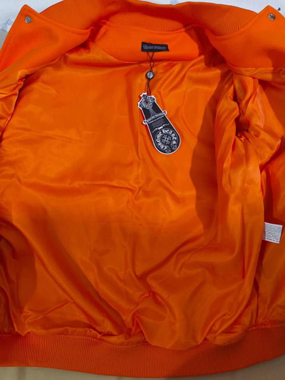 Chrome Hearts Color-Block Baseball Jacket - Picture 9 of 11